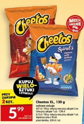 Cheetos XL, 130 g promocja w Twój Market