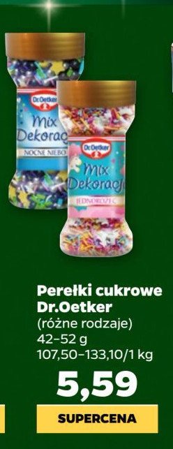 Mix dekoracji nocne niebo Dr. oetker promocja