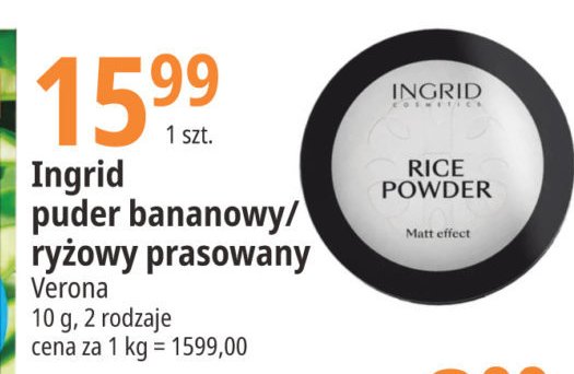 Puder ry偶owy prasowany Ingrid cosmetics promocja