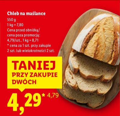 Chleb promocja w Lidl