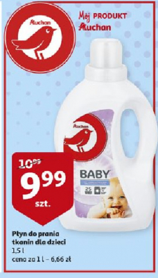 Płyn do prania dla dzieci Auchan baby promocja