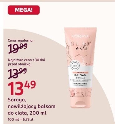 Nawilżający balsam Soraya do ciała, 200 ml promocja w Rossmann