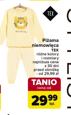 Piżama niemowlęca Tex promocja