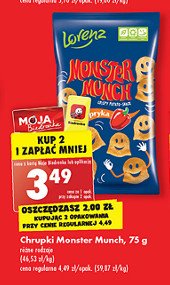 Chrupki paprykowe Lorenz monster munch promocja