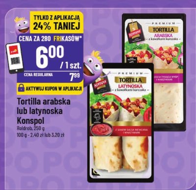 Tortilla latynoska Konspol promocja w POLOmarket