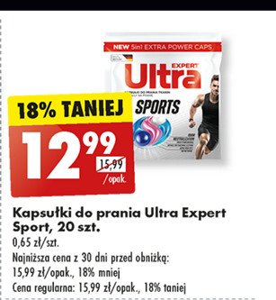 Kapsułki do prania sports Ultra expert promocja