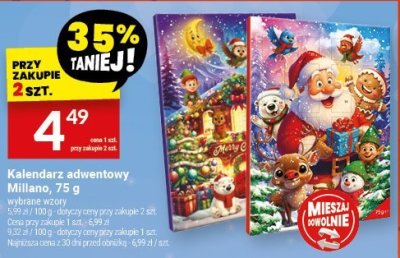 Kalendarz adwentowy Milano, 75 g promocja w Twój Market