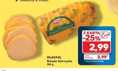 Rolada ustrzycka Mlekpol promocja