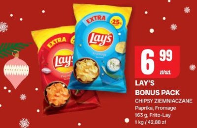 Chipsy Lay's Bonus Pack Papryka, Fromage promocja w Chorten