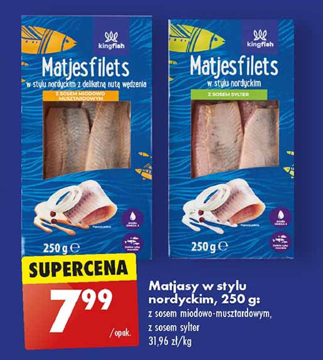 Matjasy z sosem sylter King fish promocja