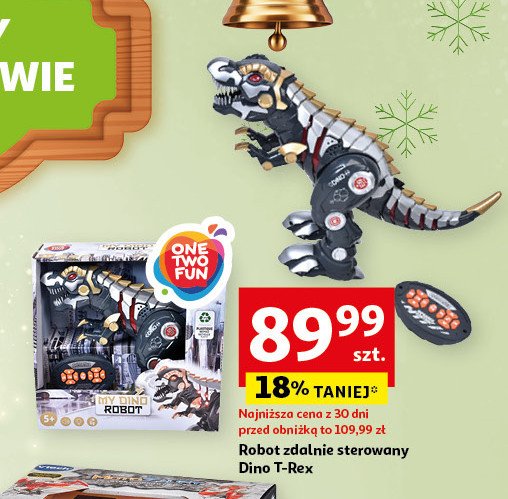 Robot my dino t-rex One two fun promocja w Auchan