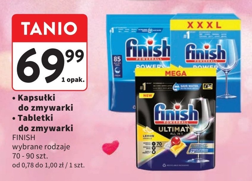 Tabletki do zmywarek Finish power all in 1 promocja