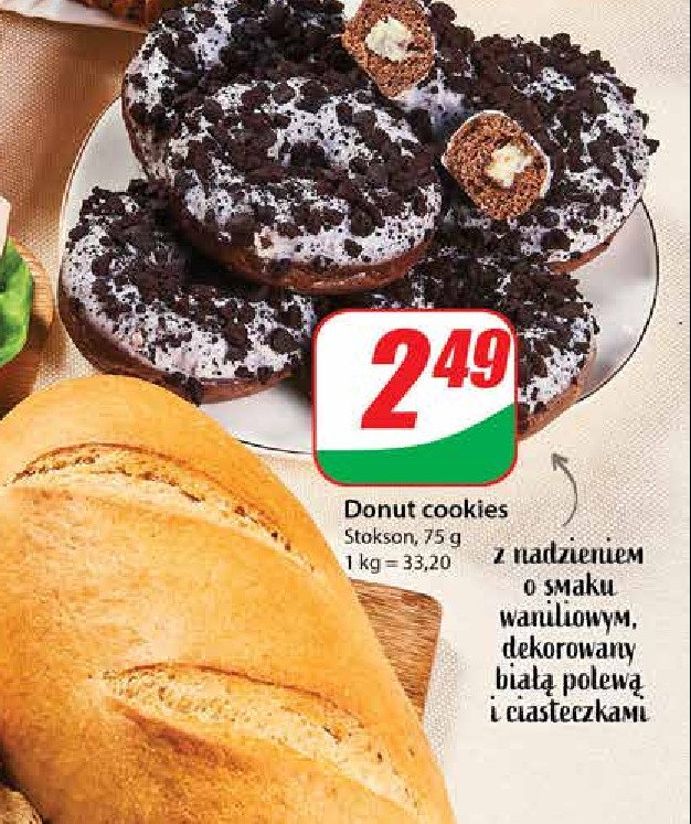 Donut cookies Stokson promocja