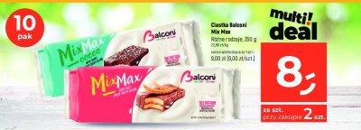 Biszkopty mix max z kremem i polew膮 kakaow膮 Balconi promocja