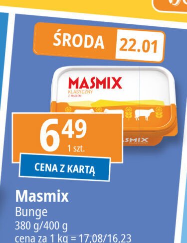 Miks do smarowania Masmix klasyczny promocja w Leclerc