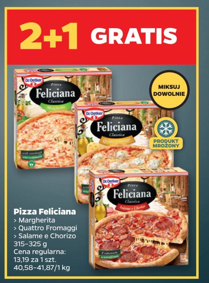 Pizza margherita Dr. oetker feliciana promocja