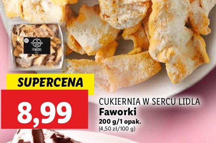 Faworki Cukiernia lidla promocja w Lidl