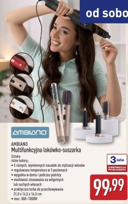 Lokówko-suszarka multifukcyjna promocja w Aldi