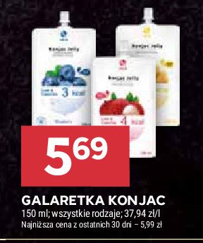 Galaretka konjac lychee Konjac jelly promocja