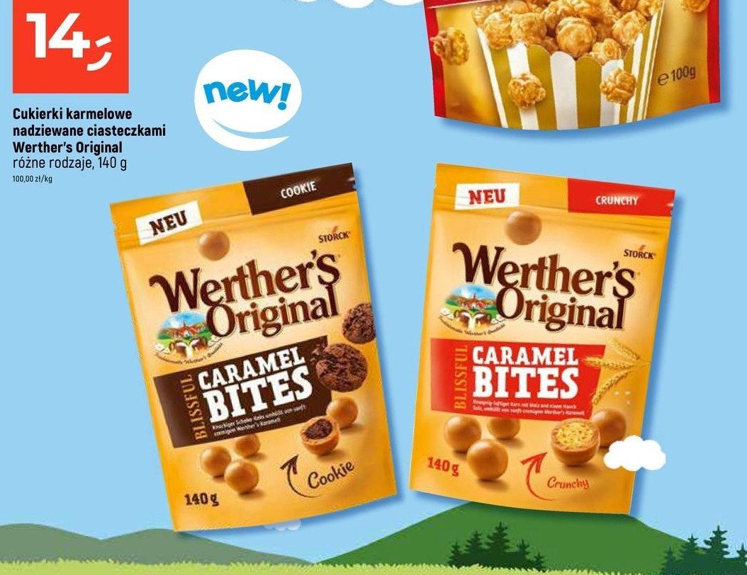 Cukierki caramel bites cookie Werther's original promocja w Dealz