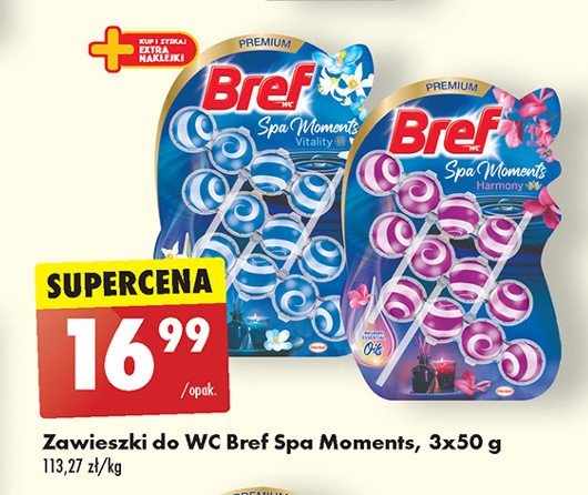 Zawieszka do wc harmony Bref spa moments promocja