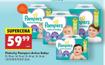 Pieluszki dla dzieci 6 Pampers active baby promocja