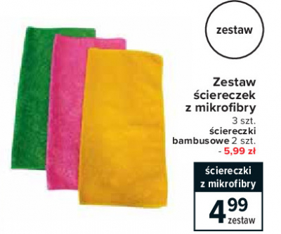 Ściereczki bambusowe promocja