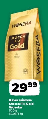 Kawa mielona Mocca Fix Gold Woseba promocja w Netto
