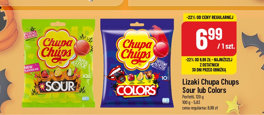 Lizaki sour Chupa chups promocja