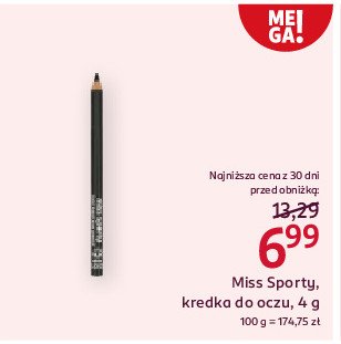 Kredka do oczu 001 Miss sporty kohl kajal promocja