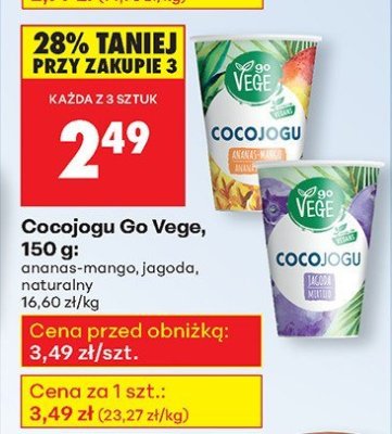 Cocojogu jagoda promocja w Biedronka