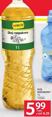 Olej rzepakowy Topseller 1L promocja w Selgros