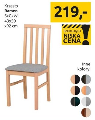 Krzes艂o promocja w Black Red White