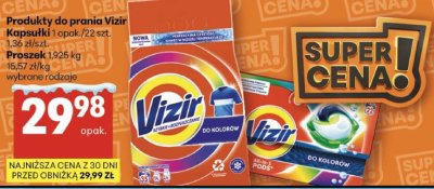Produkty do prania Vizir Kapsułki promocja w Delikatesy Centrum