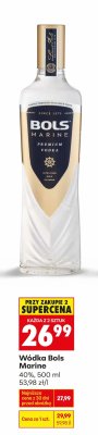 Wódka Bols Marine 40%, 500 ml promocja w Biedronka