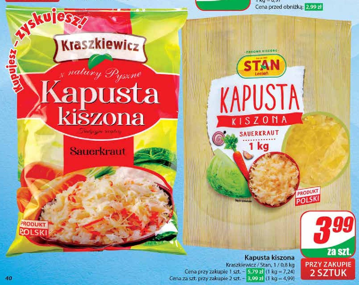 Kapusta kiszona Stan promocja