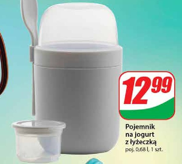 Pojemnik na jogurt z łyżką promocja