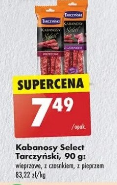 Kabanosy z pieprzem TARCZYŃSKI KABANOS SELECT promocja