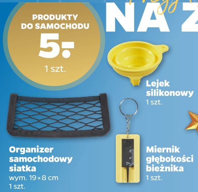 Miernik głębokości bieżnika opon promocja w Netto