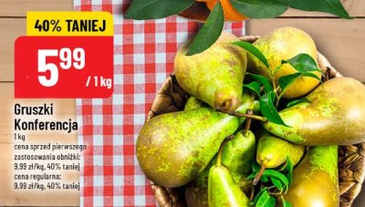 Gruszki promocja w POLOmarket