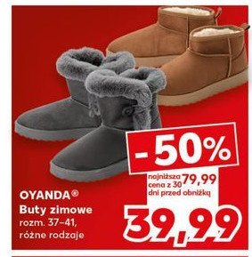 Buty damskie 37-41 Oyanda promocja w Kaufland