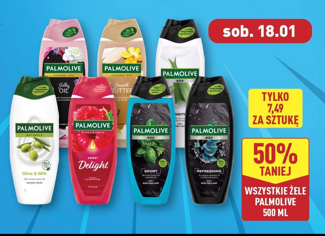 Żel pod prysznic sensitive Palmolive promocja