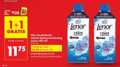 Płyn do płukania tkanin Spring Awakening 1+1 GRATIS promocja w Biedronka