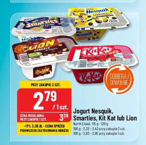 Jogurt Lion promocja