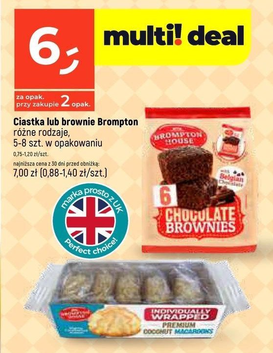 Ciastka brownie Brompton house promocja w Dealz