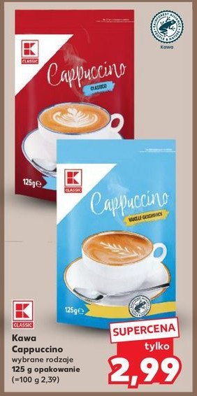 Cappuccino waniliowe K-classic promocja