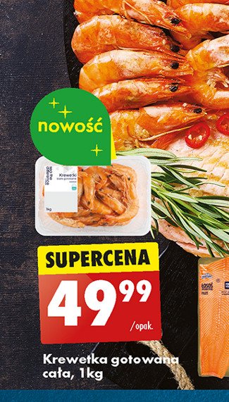 Krewetka gotowana cała promocja