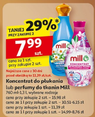 Koncentrat do płukania lub perfumy do tkanin Mill promocja w Auchan