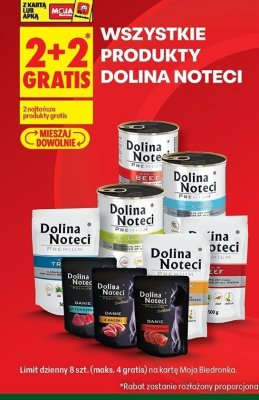 Karma dla psów i kotów Dolina Noteci Premium promocja w Biedronka