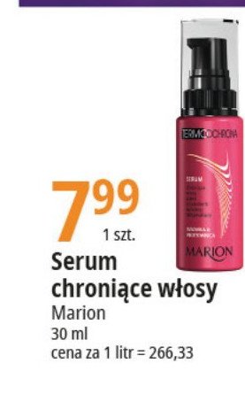 Serum ochronne do w艂os贸w MARION TERMOOCHRONA promocja